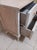 1980s Nightstand Whitewash Wood Wicker Metal Detail Coastal Style For Sale In Naples, FL - Image 6 of 7