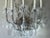 Pair Monumental Light Crystal Beaded French Chateau Sconces Mansion Attr. Dennis Leen For Sale - Image 4 of 7