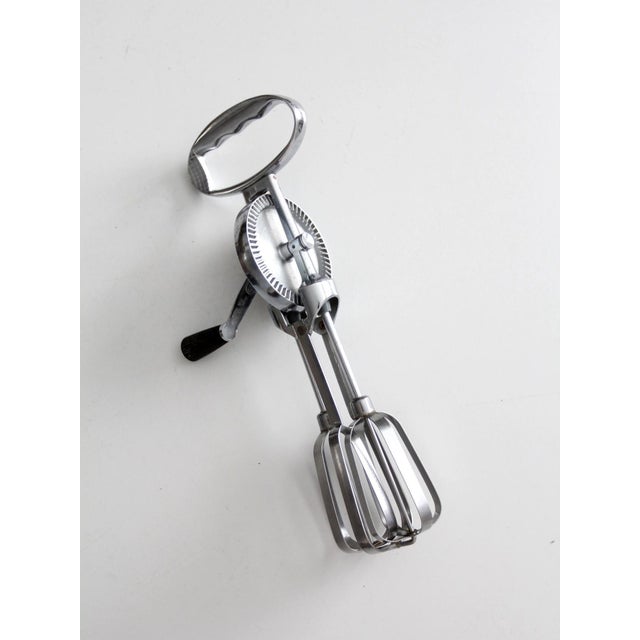 Vintage Flint Egg Beater Hand Crank Mixer For Sale - Image 6 of 8