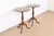 Kittinger Kittinger Queen Anne Mahogany Tilt-Top Pedestal Tea Tables, Pair For Sale - Image 4 of 12