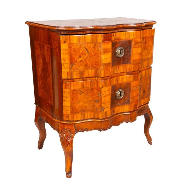 Late 18th Century North Italian Walnut Commodini For Sale - Image 5 of 13