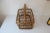 Brown 1970s 6-Bottle Wicker Rattan Wine Carrying Basket Wine Carrier For Sale - Image 8 of 10