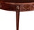 Handsome English George III Hepplewhite Style Carved Mahogany Demilune Table For Sale - Image 4 of 10