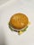Vintage Ceramic Hamburger Coaster Set With Saucer - 8 pcs For Sale - Image 13 of 14
