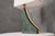 Italian Indian Green Marble and Brass Table Lamp, 2000s For Sale - Image 10 of 12
