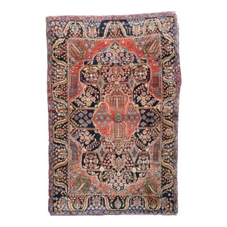 Antique Kashan Rug 4'8'' x 6'11'' For Sale