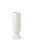 generously sized white pine cone ceramic textured vase. Makes a grand statement on a front porch, entry hall or anywhere...
