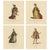 European School, Polish Royal & Noble Costume, 1749, Paper Engravings, Set of 4 For Sale - Image 9 of 9