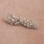 1950s Platinum Diamond Durette Clip Brooch For Sale - Image 9 of 11