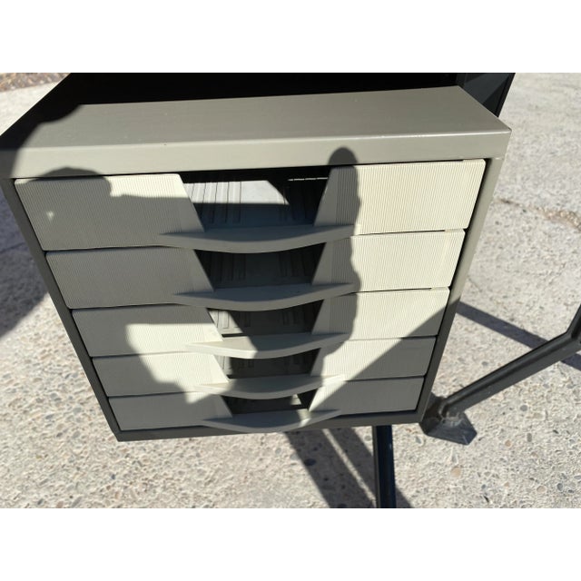 1960s Arco Series Desk with Drawer by BBPR for Olivetti Synthesis, 1960s For Sale - Image 5 of 7