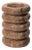 Brown Marble Layered Vase For Sale In Los Angeles - Image 6 of 6