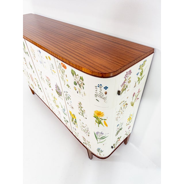 Swedish Modern Flora Sideboard, 1940s For Sale - Image 12 of 14