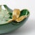 Gold Vintage Italian Green Ceramic Bowl, 1950s For Sale - Image 8 of 9