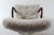 Art Deco Clam Easy Chair in Wood and Sheepskin from Skive Møbelfabrik, 1940s For Sale - Image 12 of 15