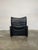 Cassina Maralunga Armchair in Black Leather Vico Magistretti for Cassina, 1980s For Sale - Image 4 of 9
