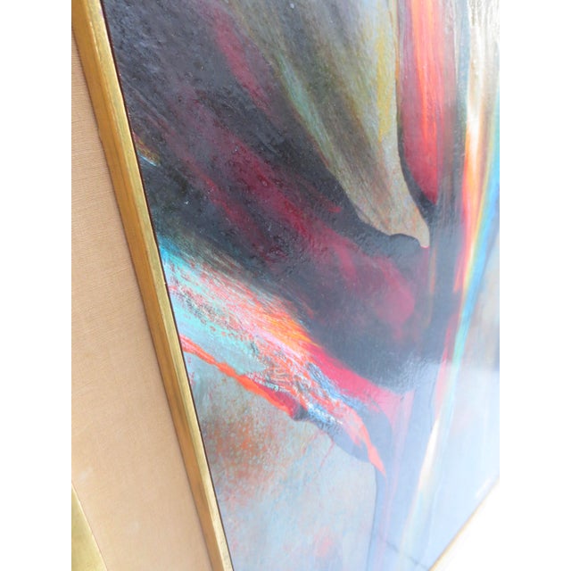 Leonardo Nierman Oil on Panel Painting 1969 For Sale - Image 10 of 15