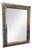 Art & Crafts Silver-Plated Copper Hammered Mirror, 1900s For Sale