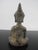 Metal Thai Ayuthaya Style Gold Patina Bronze Seated Meditation Buddha Statue Figurine For Sale - Image 7 of 7