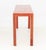 Karl Springer Red Python Parsons Table For Sale - Image 9 of 10