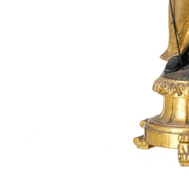 Religious Artist, Saint Joseph of the Boots, 18th Century, Gilded & Painted Wood For Sale - Image 3 of 6