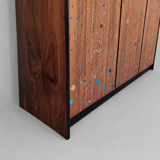 Mid-Century Walnut Wardrobe, 1960s For Sale - Image 4 of 13