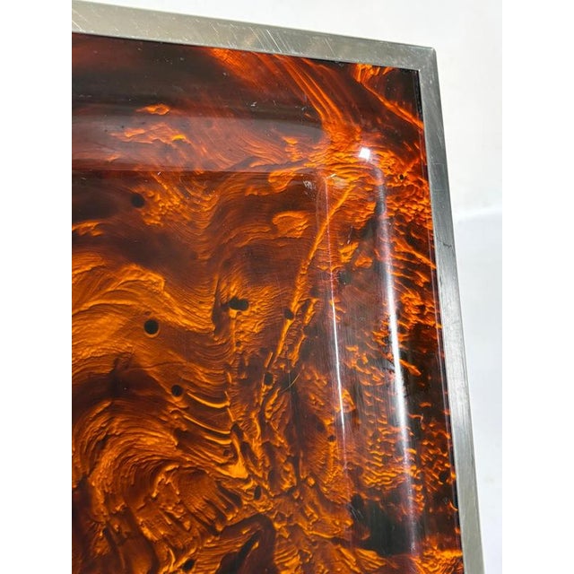 Metal and Faux Effect Tray, France, 1970s For Sale - Image 12 of 14
