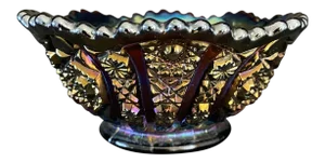 Vintage Carnival Glass Bowl