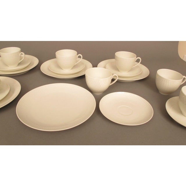 1960s Mid-Century Modern Wheat Grain 24 Piece Coffee Set Royal Copenhagen Denmark Thorkild Olsen For Sale - Image 10 of 13