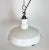 Metal Industrial White Enamel Factory Pendant Lamp, 1960s For Sale - Image 7 of 16