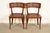 An outstanding pair of Klismos side chairs or dining chairs By Michael Taylor for Baker Furniture USA, 1950s Elegant solid...
