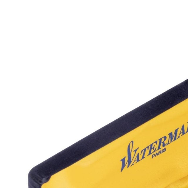 Waterman pen. French; 1980s Paris model; in a case with an 18kt gold nib pen; with a smooth, fluted finish; with gold...