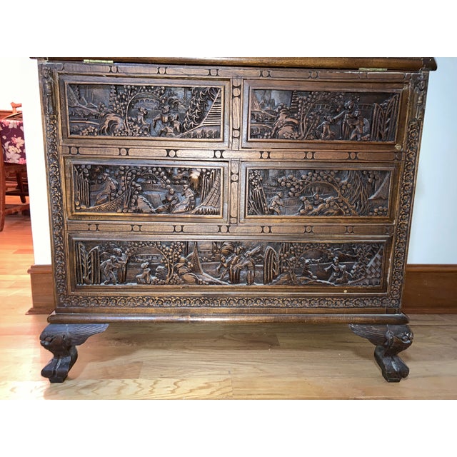 20th Century Chinese Writing Desk For Sale In Seattle - Image 6 of 6