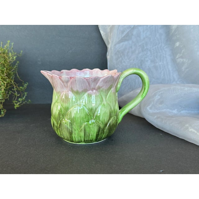 Fitz and Floyd Artichoke Pitcher For Sale - Image 12 of 12