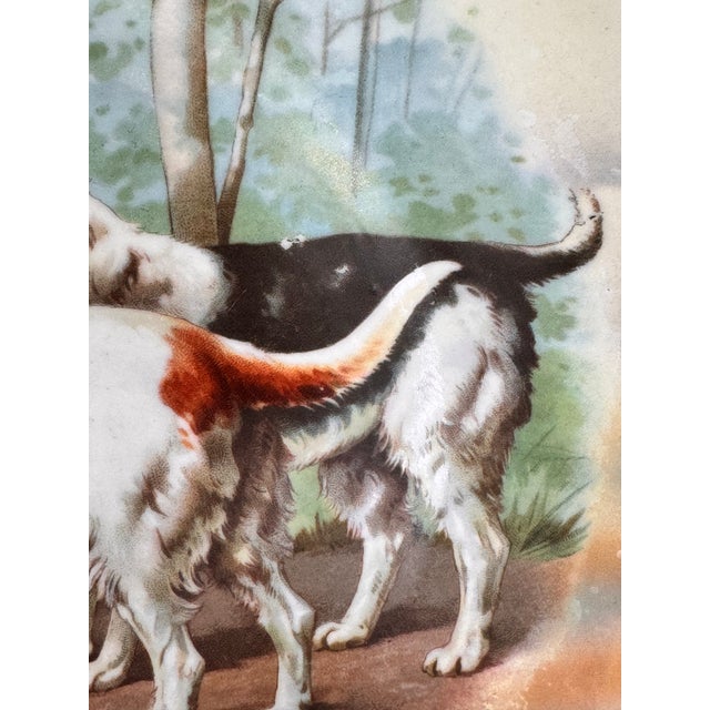 Antique Unger & Schilde Irish Setter Hunting Scene Decorative Plate For Sale In Seattle - Image 6 of 18