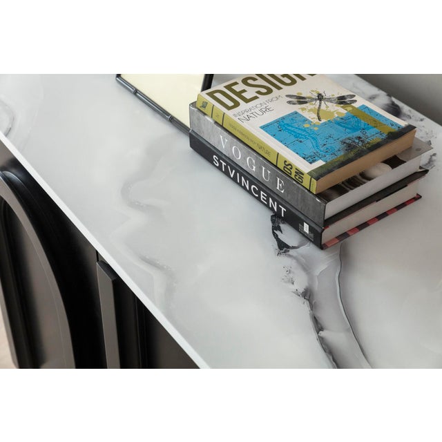 Cara Black and Gold Sideboard For Sale - Image 13 of 15