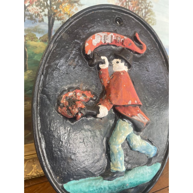 Mid 19th Century 19th Century Cast Iron Firemark Plaque by Associated Firemen's Insurance Company. Washington d.c., 1848. For Sale - Image 5 of 9