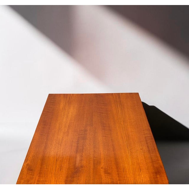 Small Danish Teak Writing Desk, 1950s For Sale - Image 3 of 18