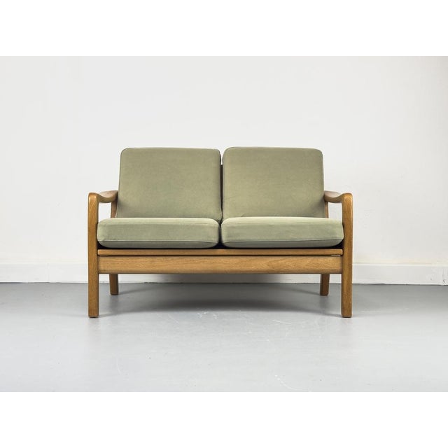 Mid-Century Modern Two-Seater Sofa in Teak from Juul Kristensen, 1980s For Sale - Image 3 of 18