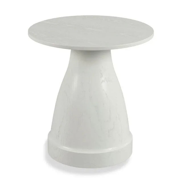 Modern Woodbridge Furniture Bariloche Side Table in Glacier Finish For Sale - Image 3 of 3