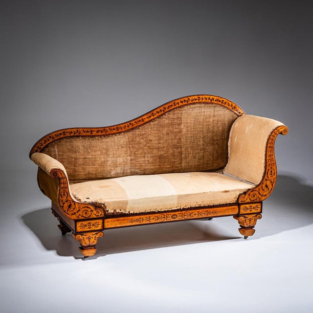 Beige Charles X Meridian, France, 1830s For Sale - Image 8 of 8