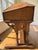 Gothic Antique English Slant-Top Gothic Revival Oak Double School Desk For Sale - Image 3 of 10