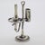 Italian Vintage Italian Handmade Genuine Silver Old Oil Lamp Dollhouse Miniature For Sale - Image 3 of 9