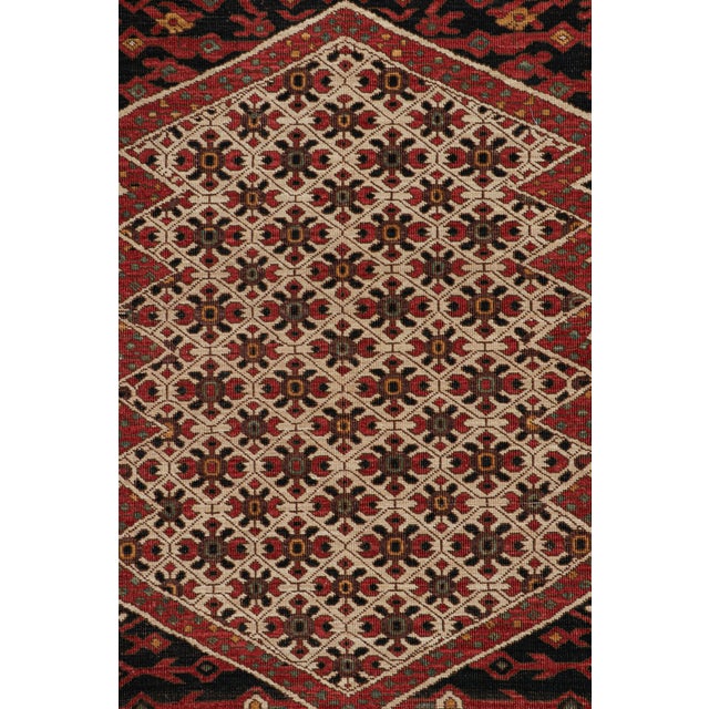 Tribal Rug & Kilim’s Afghan Style Rug With Colorful Geometric Patterns and Medallion For Sale - Image 3 of 7