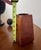 American Vintage (1960’s) Custom Hand-Carved Mahogany Paint Brush Holder, 6.25” High, See 2nd Photo For Sale - Image 3 of 10