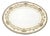 Vintage Aynsley “Henley” Fine Bone China Oval Serving Platter – 13.75" Gilded Scroll English Tableware For Sale