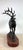 American Handsome Vintage Cast-Iron Stag Sculpture For Sale - Image 3 of 12