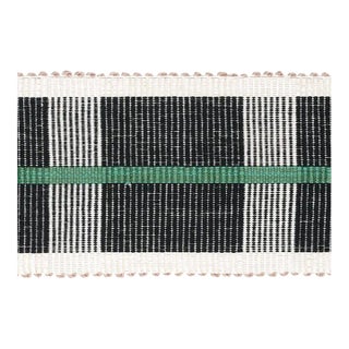 Sample - Schumacher Calcada Tape in Emerald For Sale