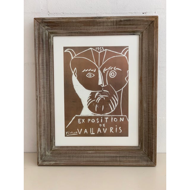 Figurative 1955 Pablo Picasso Vallauris Exposition Lithograph, Framed For Sale - Image 3 of 3