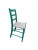 Antique Green Painted Rattan Chair Distressed Rustic Shabby Chic For Sale - Image 10 of 11