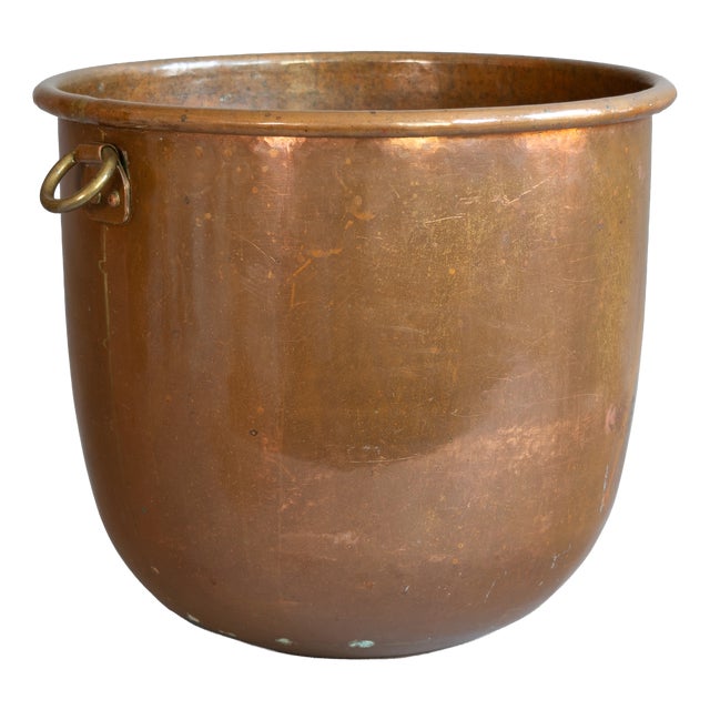Large Copper Cauldron, 1900 For Sale